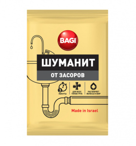 Хоз Средство ШУМАНИТ от засоров, BAGI, 70 г