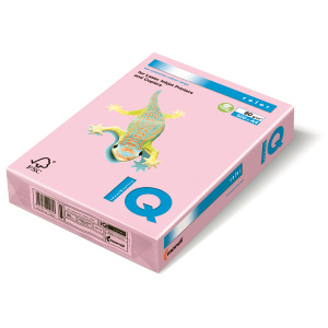 Бумага "IQ COLOR", 80 г/кв.м, А4 (500л), 174OP - розовый фламинго