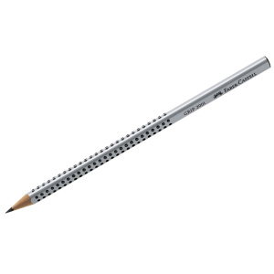 Карандаш FABER-CASTELL GRIP 2001 2В, трехгранный без ластика, 117002