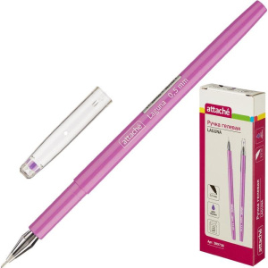Ручка гелевая ATTACHE Laguna,фиолетовая,игольчат.стержень 0,5мм