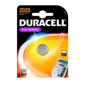 Батарейка 2025, для кальк. и др., DURACELL, 1шт.