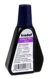 Краска штемпельная Trodat фиолетовая, на водно-глиц. основе, 28мл