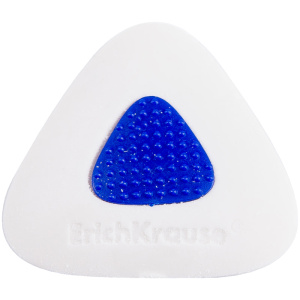 Ластик Erich Krause Smart Mini, треугольный с центровкой, белый, 36*36*8 45552