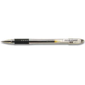Ручка гелевая PILOT черная 0,5мм с резин манжетой, BLGP-G1-5, Япония 12058
