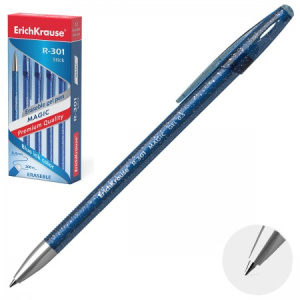 Ручка гелевая Erich Krause "Magik gel",пиши-стирай, синяя,0,5мм EK 45211