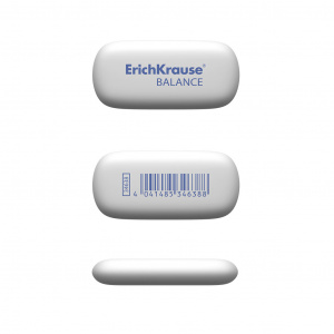 Ластик Erich Krause Balance, белый, 50*23*9 34638