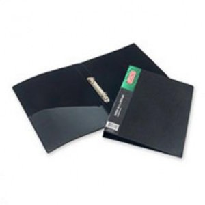 Папка на 2-х кольцах ATTACHE пласт. 17мм А4 черная 50273