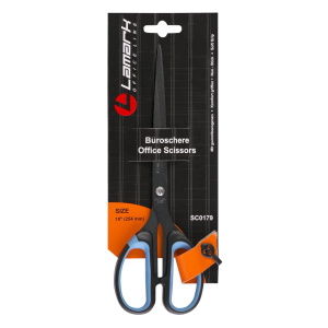 Ножницы 254мм, LAMARK, покрытие non-stick, ручки с резиновыми вставками, SC0179