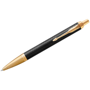 Ручка PARKER шариковая IM Premium Black/Gold GT, 1 мм, кнопочный механизм, 1931667