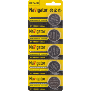 Батарейка Navigator CR 2450 ,94766 ,1 шт