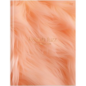 Тетрадь 80л, А5, бизнес-блокнот Peach Fuzz ,клетка ,soft-touch ламин.ББ5т80_лc_тф 38087