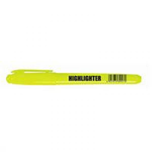 Маркер выделитель текста HIGHLIGHTER, желтый, 1-3,9мм, 2881