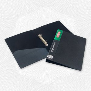 Папка на 2-х кольцах ATTACHE пласт. 35мм, с карманом, А4 черная 50285