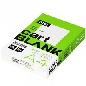 Бумага для полноцв печати А4, 160гр, Cartblank Digi, 250л