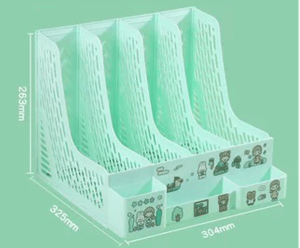 Вертикальный накопитель deVENTE многофункциональный, 32,5x30,4x26,3 см, пластик ,цвет зелен. 4102211