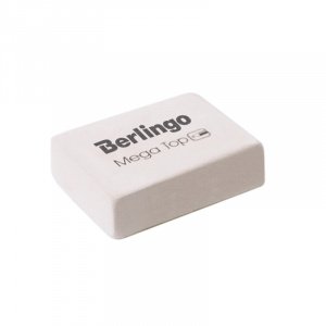 Ластик Berlingo "Мега Топ", прямоугольный, натуральный каучук, 32*18*8мм/00012