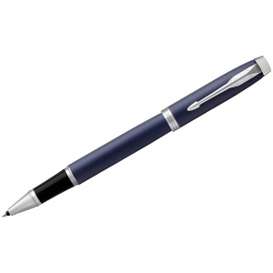 Ручка-роллер PARKER IM Matte Blue CT , 0,8мм, черная 1931661