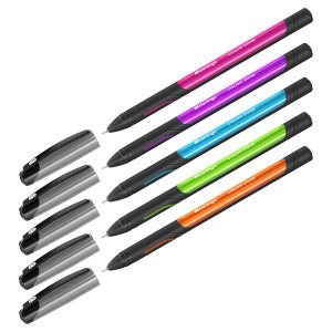 Ручка шариковая Berlingo Color Zone stick, синяя, 0,7мм., прорез. корпус CBp_70950