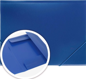Папка на резинке, А4, DOLCE COSTO цвет синий, 350 мкм, 20мм ,332