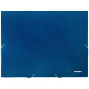Папка короб на резинке Berlingo, 30мм, А4, цвет синий, 700 мкм,270059 , 3002