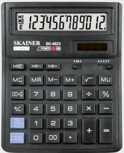 Калькулятор 12-разряд. SKAINER SK-482II,большой настольный