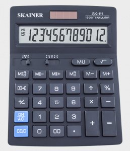 Калькулятор 12-разряд. SKAINER SK-111,большой настольный