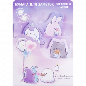 Бумага для заметок , набор , Ghost Meow,3х20л , 2010522