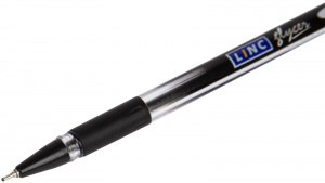 Ручка шариковая Linc Glycer, черная 0,7мм , грип , 1300RF/black
