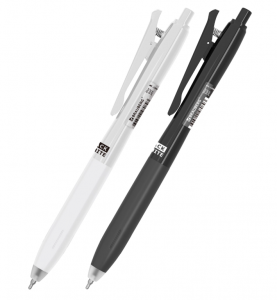 Ручка шариковая BRAUBERG автомат. BLACK & WHITE, синяя, 0,5мм., грип удлинен. , 144462