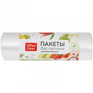 Пакеты фасовочные прозрачные 25*32см, 6мкм, 100шт/уп. 268814