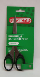 Ножницы 169мм, Attache, 9016, с пластиковыми ручками, 47587