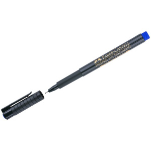 Ручка капиллярная Faber-Castell, "Finepen 1511", 0,4мм, синяя