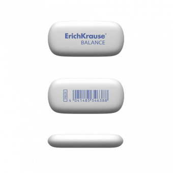 Ластик Erich Krause Balance, белый, 50*23*9 34638