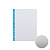 Папка-файл А4,ErichKrauze,апел.корка (40мкм),с боковой перфор. синяя полоса,(мультифора),10шт, 46706
