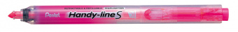 Маркер выделитель текста Pentel, розовый.,автоматический Handy-line S флуор.,1-4.5 мм, SXS15 