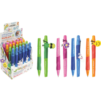 Ручка шариковая шк Study Pen ,синяя ,07мм , для левшей ,deVENTE 5073878 