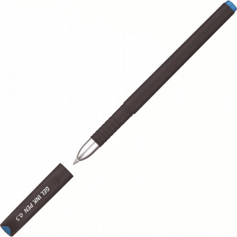 Ручка гелевая ATTACHE Velvet синяя, корпус soft-touch, 0,5мм/613138