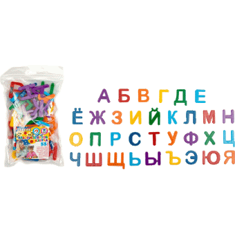 Набор магнитов Азбука на магнитах размер 43х33х8 deVENTE 8071910
