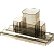 Подставка-органайзер ,полупрозрачный дымчатый Tower deVENTE 4102506