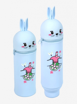 Пенал мягкий 210*60*60 Rabbit and Tea , силикон, 7027203