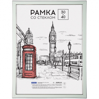 Рамка для сертификатов, 30 х 40, OfficeSpace, "Color", мятный 38463