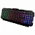 Клавиатура проводная Smartbuy Rush Warrior 308, мультимедийная ,с подсветкой, USB, черная SBK-308G-K