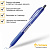 Ручка гелевая CROWN "Quick Dryl", автомат., 0,5мм, синяя, Корея, QD-018