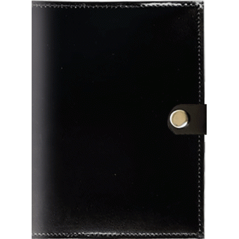 Обложка для паспорта натур. кожа, черный Attomex 1030610