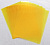 Обложки пластиковые цветные А4, 200мкм (100 шт./уп.), желтые, прозрачные