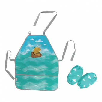 Накидка для изо с нарукавниками, Capybara Travel 60255