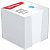 Блок для записей в пластиковом боксе 9х9х9 ,Premium, белизна 100% ,ZP8608