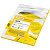 Бумага  Цветная А4, желтая OfficeSpace, 80 гр, 50л, 245202