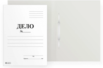 Папка скоросшиватель "Дело" 320 г/кв.м, мелованные 22044