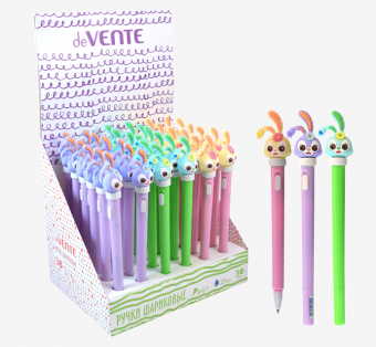 Ручка шариковая шк Honey Bunny" с LED-подсветкой d=0,7 мм,deVENTE 9021102